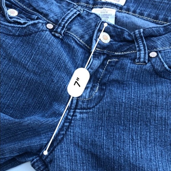 LIKE NEW DESIGNER DENIM SAZA BOOTCUT JEANS 5/27x33 FLAP POCKET ❤️ - Picture 7 of 12